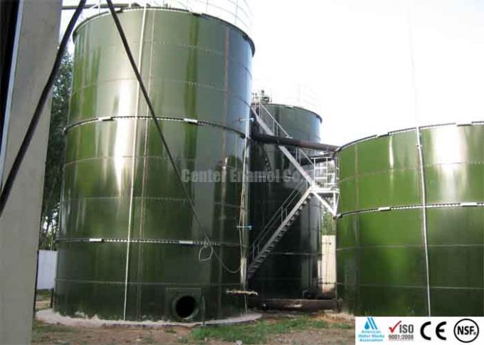 Réservoirs de stockage d' eau en acier boulonné, réservoirs de traitement de l' eau NSF-61 0