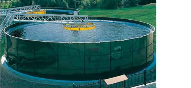 Des réservoirs de stockage d' eau pour les déchets de peinture en verre émaillé, des réservoirs de stockage d' eau de 50000 gallons 0