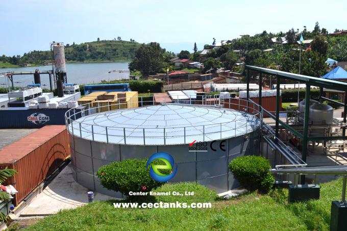 Réservoir de stockage d'eau potable de 20 m3 avec norme AWWA D103-09 0