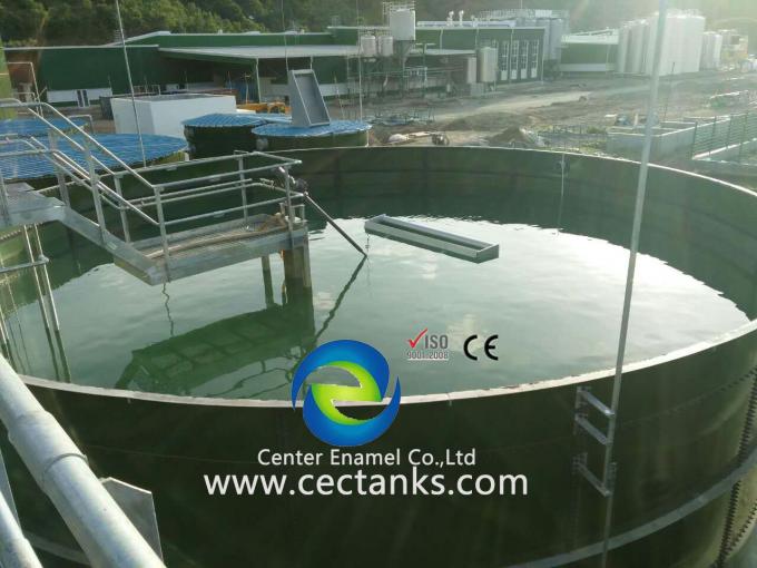 Bolted Steel Liquid Storage Tanks With Aluminium Dome Roof