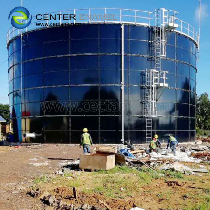 Glass-Fused-to-Steel Bolted Tanks with Double Membrane Roof As Biogas Tanks