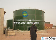 Réacteur anaérobie en acier avec membrane en PVC, réservoir de stockage de biogaz pour une usine de traitement de l' eau