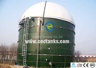 Réservoirs industriels de stockage d' eau en verre, réservoirs de gaz / porcelaine liquide en verre émaillé
