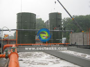 Réservoir en acier à boulonnage émaillé pour le traitement industriel de l'eau avec une qualité supérieure et un coût de projet faible