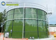 Réservoirs d'acier boulonné durables Résistance chimique Réservoirs de stockage de biogaz