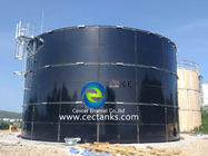 Réservoirs en acier boulonné imperméable aux liquides pour les installations de traitement des eaux usées et des eaux usées