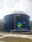 Réservoirs de stockage à boulons en acier enduit d'émail pour réacteur à biogaz de 18 000 m3 de capacité