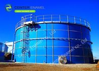 Résistant à la corrosion réservoirs de stockage de biogaz en acier boulonné avec toit en verre fondu en acier