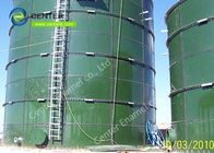 Réservoir de digestion anaérobie de verre fondu en acier pour la production de biogaz