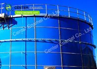 Réservoir de stockage de biogaz en verre fusionné à l'acier boulonné avec revêtement résistant aux UV