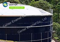 Réservoirs à boulons en acier inoxydable avec toit en aluminium / réservoirs d'eau potable