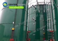 réservoirs en verre fusionné à l'acier pour le stockage des boues dans un projet de traitement des eaux usées industrielles
