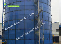 réservoirs de stockage de liquide en acier fondu en verre pour le projet de traitement des eaux usées