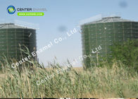 Réservoirs industriels de stockage d'eau en acier boulonné conformes aux normes AWWA D103-09