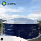 Réservoir de stockage de biogaz en verre fondu en acier résistant à la corrosion