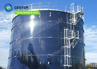 ANSI 61 réservoirs commerciaux en acier fondu en verre boulonné pour usine de traitement des eaux usées