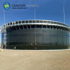 Réservoirs de fermentation de biogaz en acier recouverts de verre pour usines de traitement des eaux usées