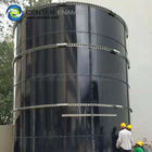 0.35mm revêtement 18000m3 réservoir de stockage de biogaz avec toit GRP