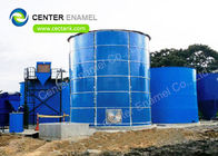 0.25mm revêtement 20m3 réservoirs de stockage d'eau de feu bleu foncé