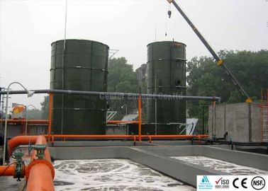 Réservoirs de stockage d' eau en acier boulonné, réservoirs de traitement de l' eau NSF-61