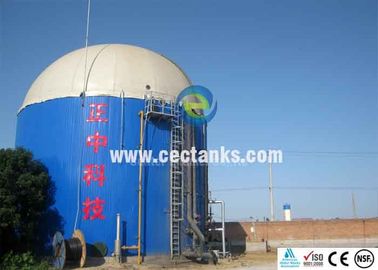 Cisternes en acier fondu en verre de 3 mm à 12 mm d'épaisseur pour usine de traitement de l'eau
