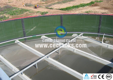 Réservoirs de stockage d'eau en acier fondu en verre avec norme ANSI / AWWA D103
