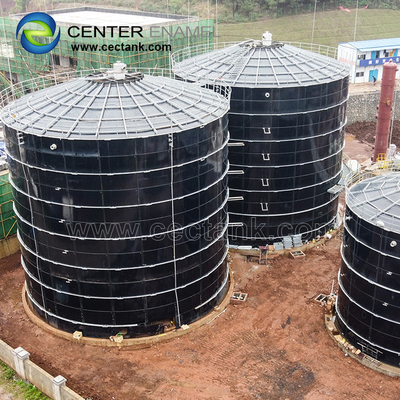 Réservoir d'eau en acier cylindrique GFS pour projets d'irrigation agricole