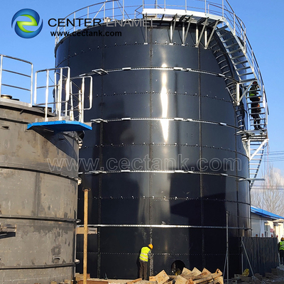 Réservoir d'eau en acier cylindrique GFS pour le stockage de l'eau potable