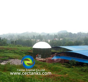 Réservoir de stockage de biogaz de grande capacité pour la digestion anaérobie dans le projet de traitement des eaux usées