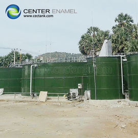 Réservoirs d'eau commerciaux en acier boulonné et réservoirs industriels de stockage d'eau