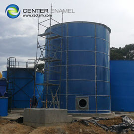 Réservoirs de traitement industriel à boulonnage en verre fusionné à l'acier pour le stockage de l'eau de traitement