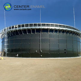 Réservoir de stockage de biogaz en acier boulonné de 30000 gallons, lisse et facile à nettoyer