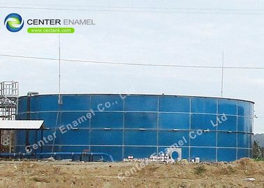 Capacité personnalisée réservoir de stockage de biogaz en verre fusionné à l'acier pour usine de digestion des boues