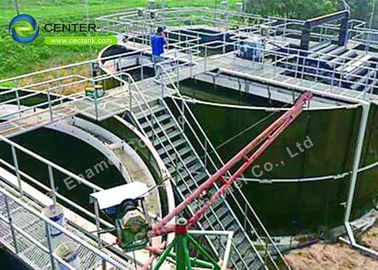 Réservoirs de stockage des eaux usées en acier revêtus de verre de 40000 gallons pour les usines industrielles de traitement des eaux usées