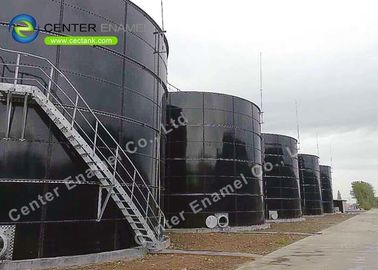 Réservoir de digestion anaérobie en acier boulonné pour un grand projet de biogaz facile à nettoyer