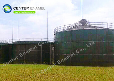 Réservoir de stockage des eaux usées en acier boulonné de 300000 gallons pour une usine de biogaz