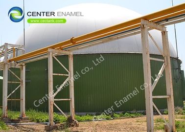 30000 gallons Silos de stockage de céréales / réservoirs de stockage en vrac sec en verre fusionné à l'acier pour usine agricole
