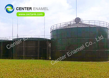Réservoirs de stockage des eaux usées en verre pour les usines de biogaz et de traitement des eaux usées