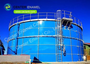 30000 gallons réservoir de stockage d'eaux usées composé de panneaux en acier revêtus de verre avec des performances supérieures réservoir de stockage