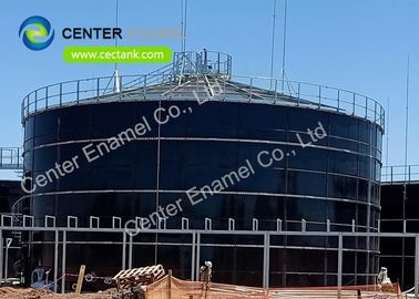 Réservoirs de stockage de biogaz en acier boulonné amovibles et extensibles pour les projets de digestion de biogaz