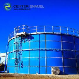 Les réservoirs de stockage des eaux usées recouverts de verre résistent à la corrosion