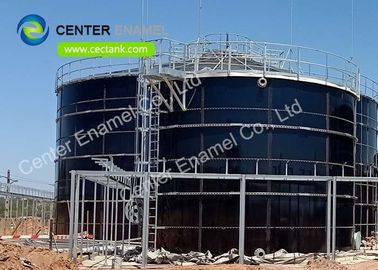 Grands réservoirs de stockage pour le traitement des eaux usées, verre fusionné à l'acier et matériau en acier inoxydable