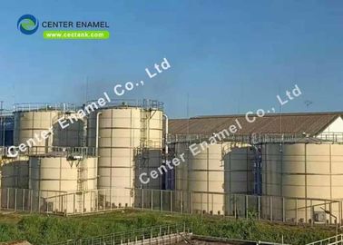 Réservoir de stockage de biogaz en acier boulonné de 10000 / 10k gallons pour usine de digestion de biogaz