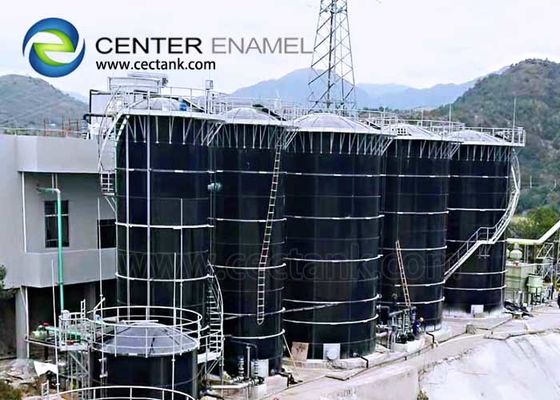 Réservoirs industriels de stockage de liquide en émail de porcelaine pour l'eau potable brute
