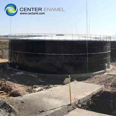 Réservoir de stockage des boues en acier boulonné pour les usines de traitement des eaux usées