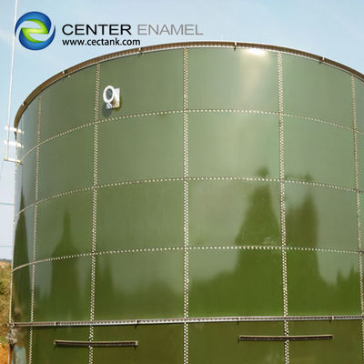 90000 gallons de réservoirs de stockage de lixiviation en acier recouverts de verre pour le projet de traitement du lixiviation des décharges