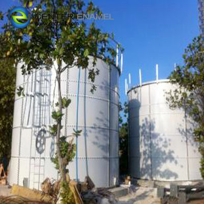 Réservoir de digestion anaérobie pour usine de traitement des déchets solides municipaux