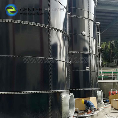 réservoirs inertes en acier recouverts de verre pour les projets de stockage d'eau potable