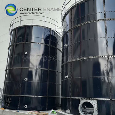 Réacteur anaérobie UASB en acier vitré pour projets de traitement des eaux usées