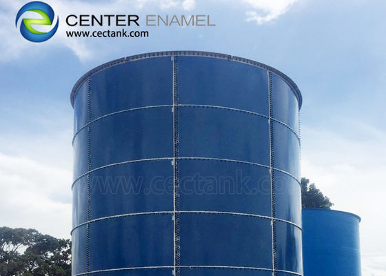 300000 litres de réservoirs de liquide industriels en acier boulonné